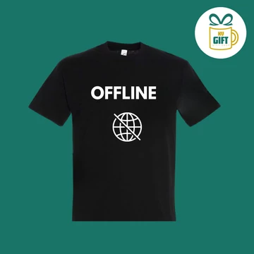 OFFLINE -  pamut férfi feliratos póló