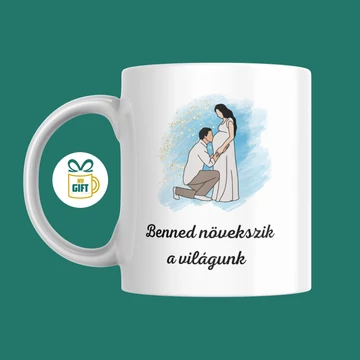 Benned növekszik a világunk - 330 ml mintás bögre kisfiú