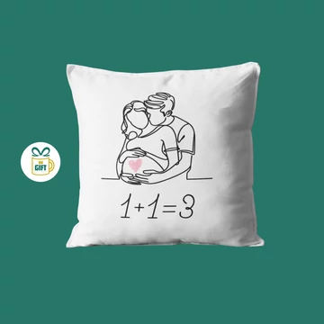 1 + 1 = 3 - 40x40 mintás párna béléssel