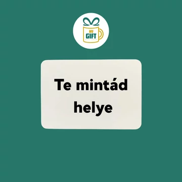 Személyre szabható - egyedi mintás fém névjegykártya egyoldalas