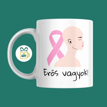 Erős vagyok - 330 ml mintás bögre