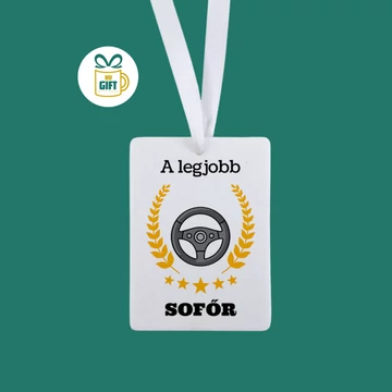 Legjobb sofőr - mintás autóillatosító