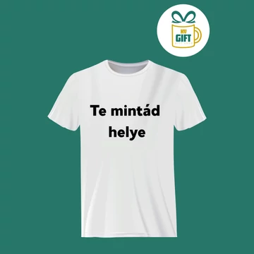 Személyre szabható - egyedi mintás poliészter gyermek póló