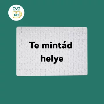 Személyre szabható - egyedi mintás A/4 puzzle 120db-os