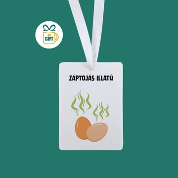 Záptojás illatú - mintás autóillatosító