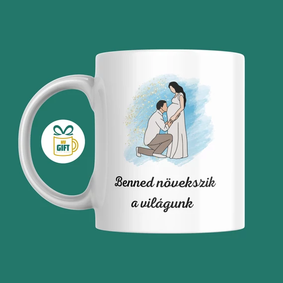 Benned növekszik a világunk - 330 ml mintás bögre kisfiú