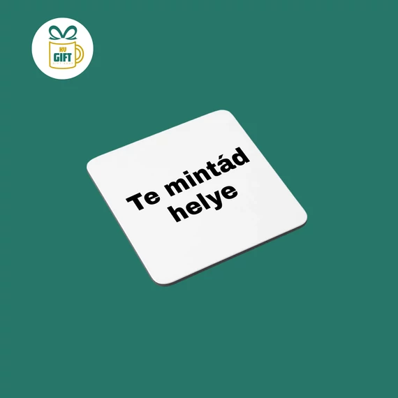 Személyre szabható - egyedi mintás 9x9cm hűtőmágnes