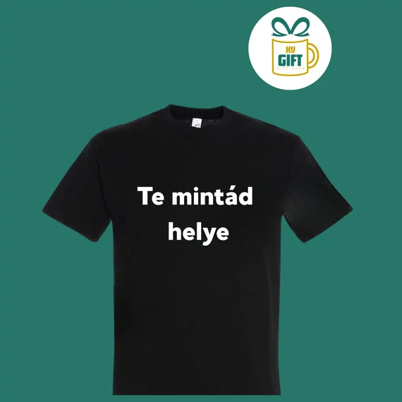 Személyre szabható - egyedi mintás pamut gyermek póló