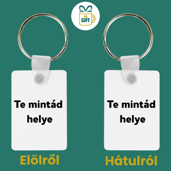 Személyre szabható - egyedi mintás kulcstartó