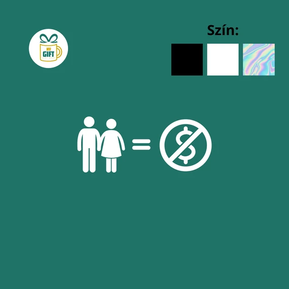 Van csaj = nincs pénz - egyedi mintás autómatrica